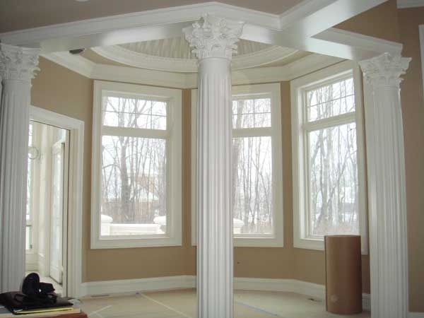 Melton Marble Load Bearing Columns With Corinthian Capitals
